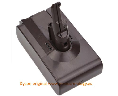 Batería Dyson original con pivote largo e interruptor